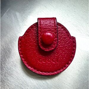 GUCCI pet AirTag holder-red-Like new